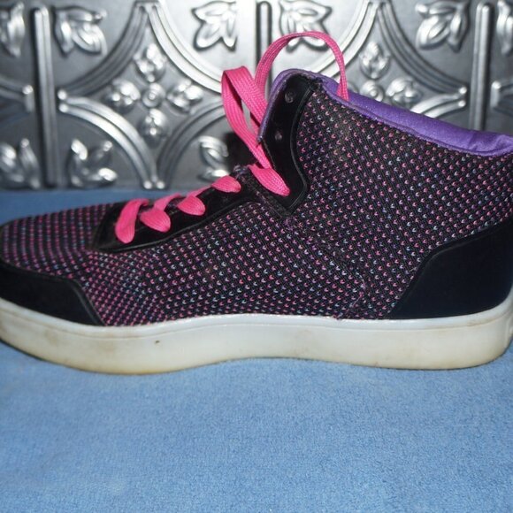 Skechers Girls Size 5.5 Energy Lights Light Up Multicolored High Top - Picture 3 of 8